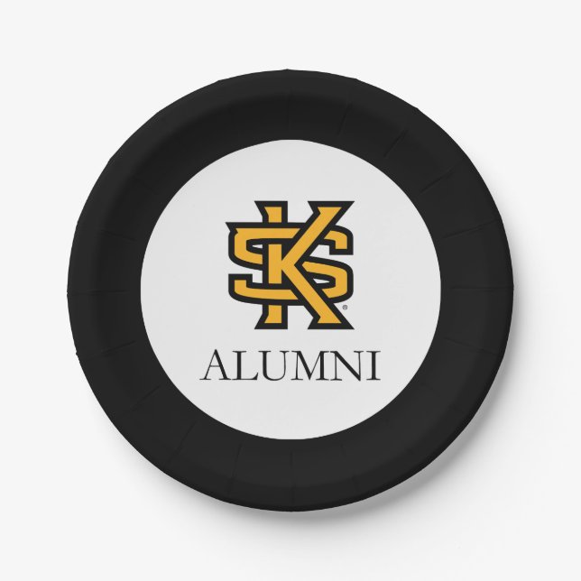 Kennesaw State University Alumni Paper Plates (Front)