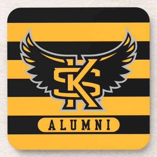 Kennesaw State University Alumni Stripes Beverage Coaster