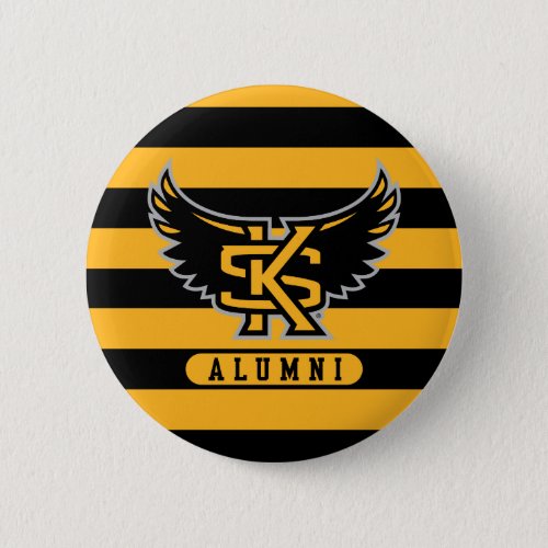 Kennesaw State University Alumni Stripes Button
