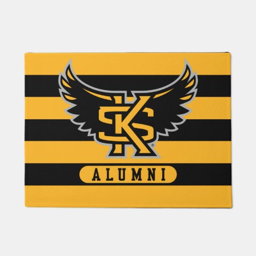 Kennesaw State University Alumni Stripes Doormat
