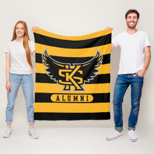 Kennesaw State University Alumni Stripes Fleece Blanket