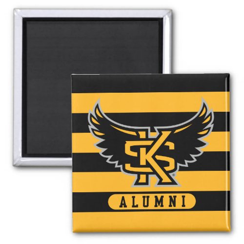 Kennesaw State University Alumni Stripes Magnet
