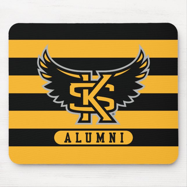 Kennesaw State University Alumni Stripes Mouse Pad (Front)