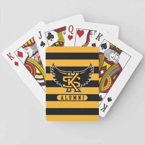 Kennesaw State University Alumni Stripes Playing Cards