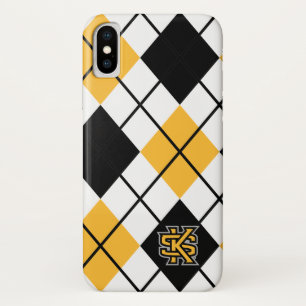 Kennesaw State University Argyle Pattern iPhone X Case