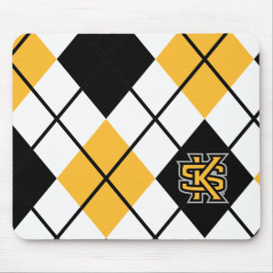 Kennesaw State University Argyle Pattern Mouse Pad