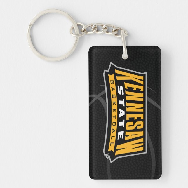 Kennesaw State University Basketball Keychain (Front)