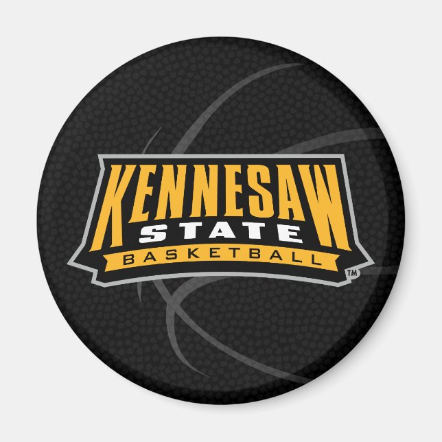 Kennesaw State University Basketball Magnet (Front)