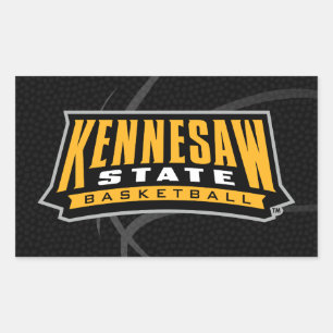 Kennesaw State University Basketball Rectangular Sticker