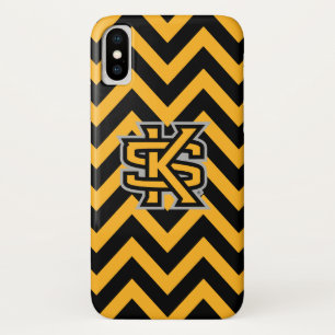 Kennesaw State University Chevron Pattern iPhone X Case