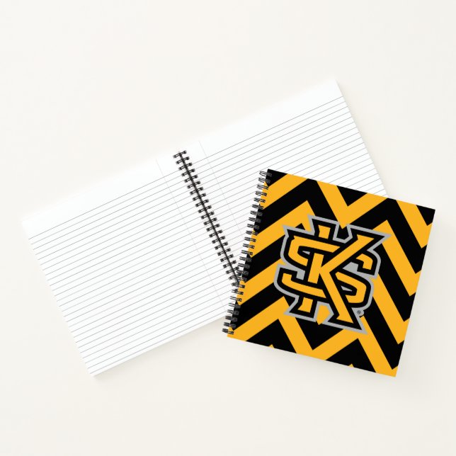 Kennesaw State University Chevron Pattern Notebook (Inside)