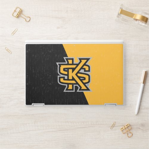 Kennesaw State University Color Block Distressed HP Laptop Skin