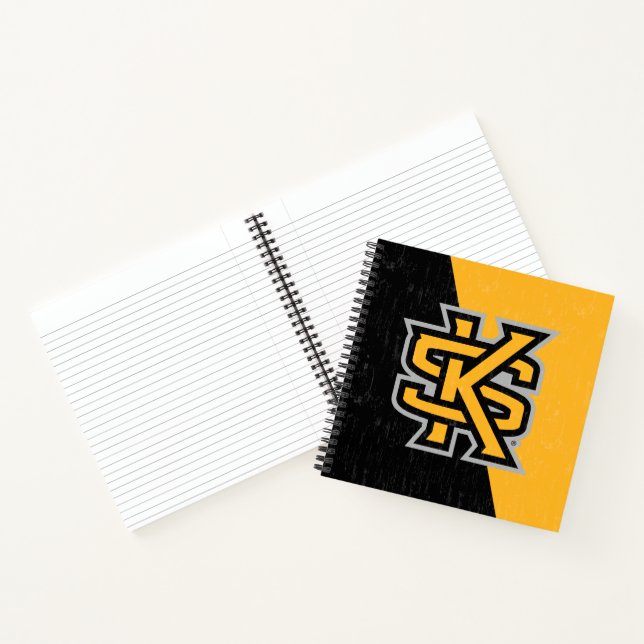 Kennesaw State University Color Block Distressed Notebook (Inside)