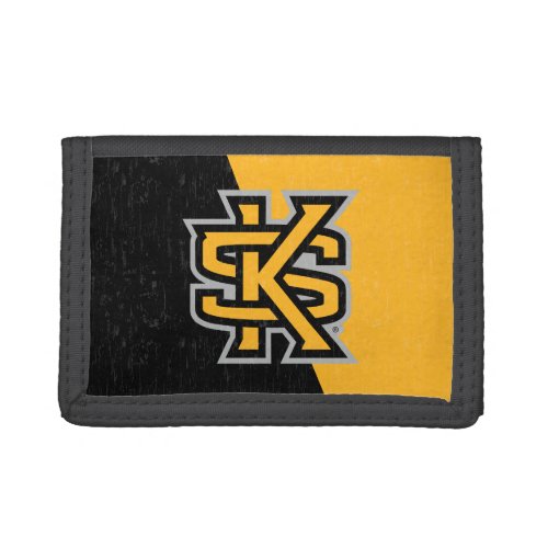 Kennesaw State University Color Block Distressed Trifold Wallet