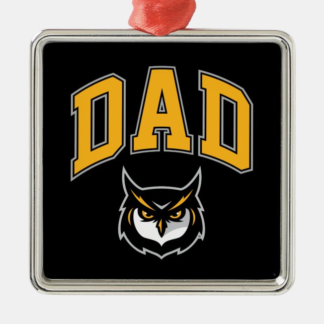 Kennesaw State University Dad Metal Ornament (Front)