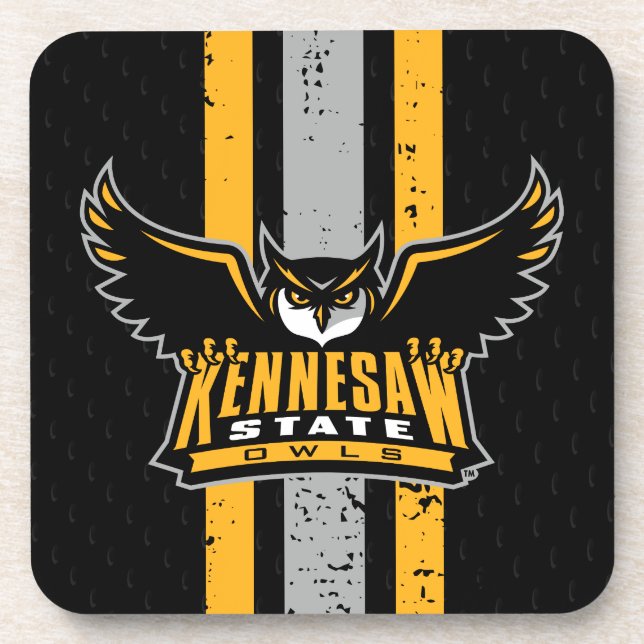 Kennesaw State University Jersey Beverage Coaster (Front)