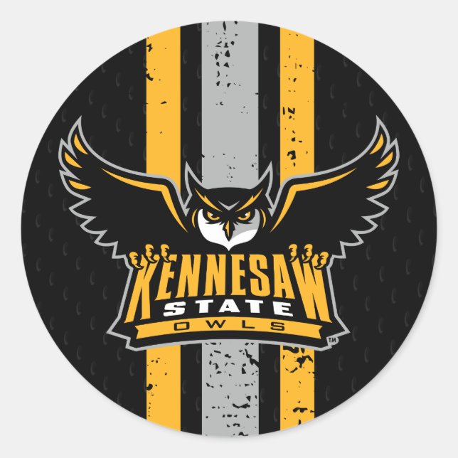 Kennesaw State University Jersey Classic Round Sticker (Front)