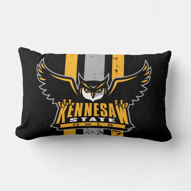 Kennesaw State University Jersey Lumbar Pillow (Front)