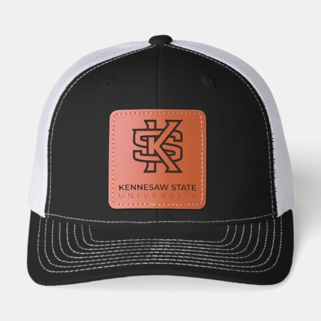 Kennesaw State University Leather Patch Hat (Front)