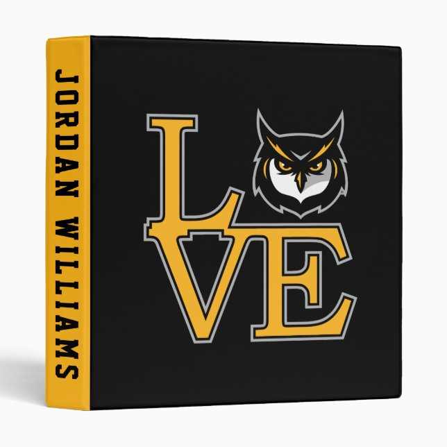 Kennesaw State University Love 3 Ring Binder (Front/Spine)