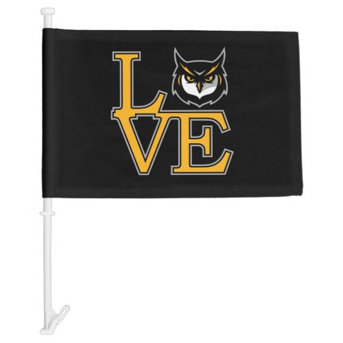 Kennesaw State University Love Car Flag