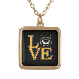 Kennesaw State University Love Gold Plated Necklace
