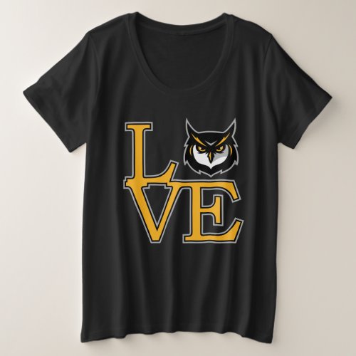 Kennesaw State University Love Plus Size T_Shirt