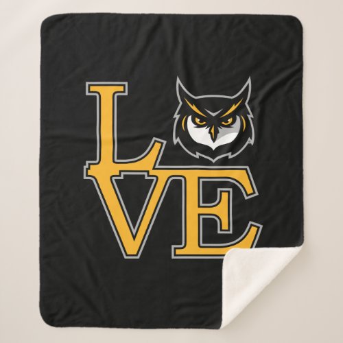 Kennesaw State University Love Sherpa Blanket