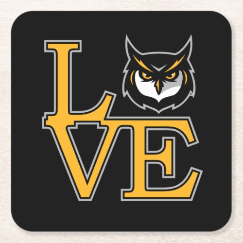 Kennesaw State University Love Square Paper Coaster
