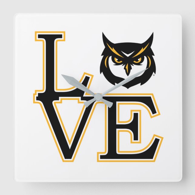 Kennesaw State University Love Square Wall Clock (Front)