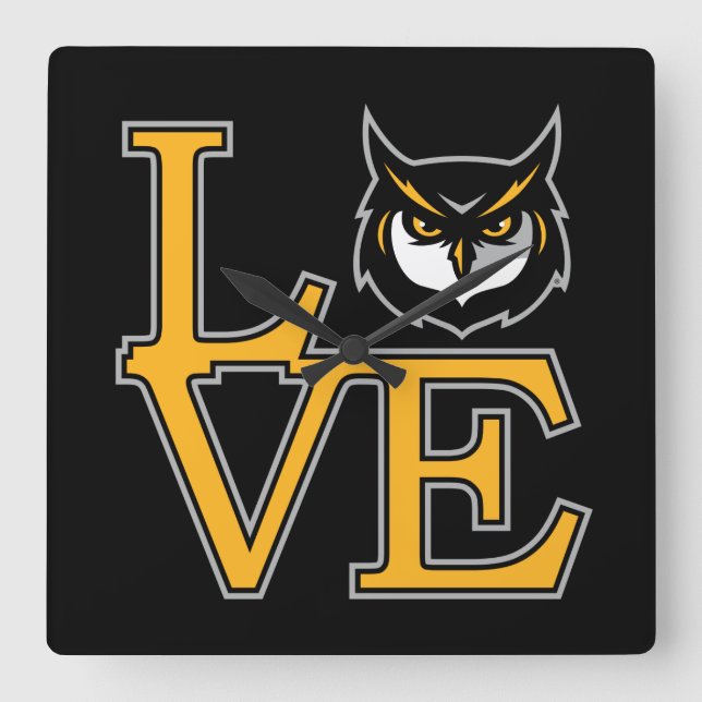 Kennesaw State University Love Square Wall Clock (Front)