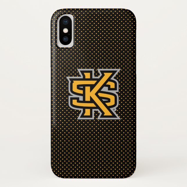 Kennesaw State University Polka Dot Pattern Case-Mate iPhone Case (Back)