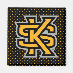 Kennesaw State University Polka Dot Pattern Magnet