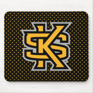 Kennesaw State University Polka Dot Pattern Mouse Pad