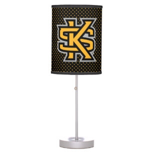 Kennesaw State University Polka Dot Pattern Table Lamp