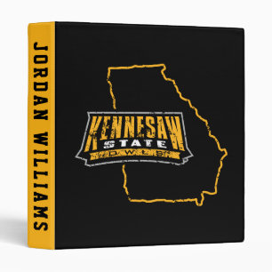 Kennesaw State University State Love 3 Ring Binder