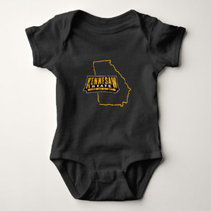 Kennesaw State University State Love Baby Bodysuit