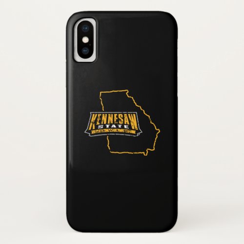 Kennesaw State University State Love iPhone X Case