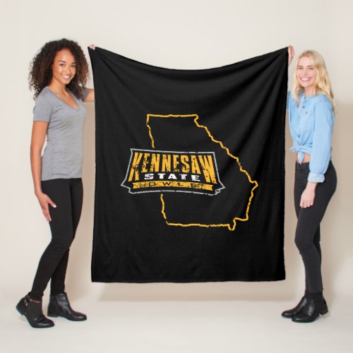 Kennesaw State University State Love Fleece Blanket
