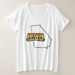 Kennesaw State University State Love Plus Size T-Shirt