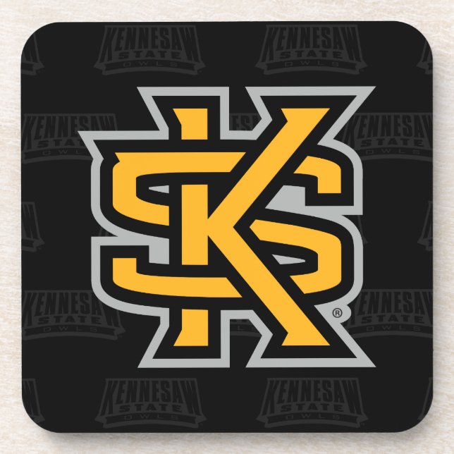 Kennesaw State University Watermark Beverage Coaster (Front)