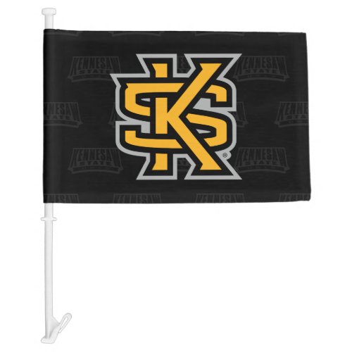 Kennesaw State University Watermark Car Flag