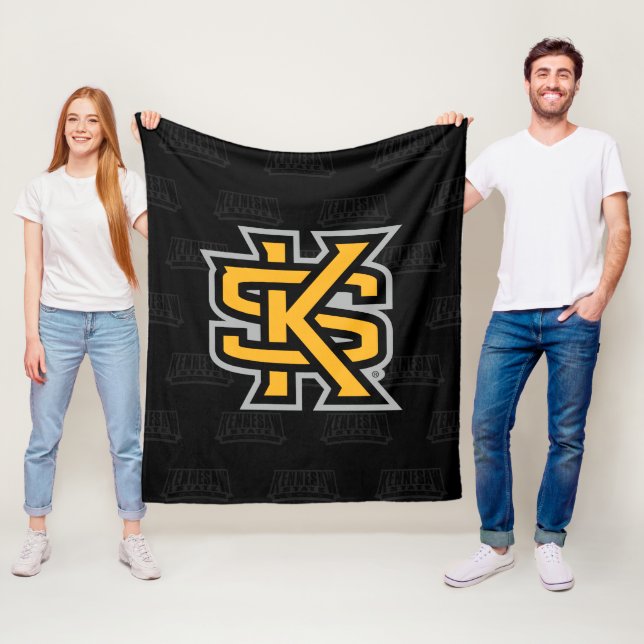 Kennesaw State University Watermark Fleece Blanket (In Situ)