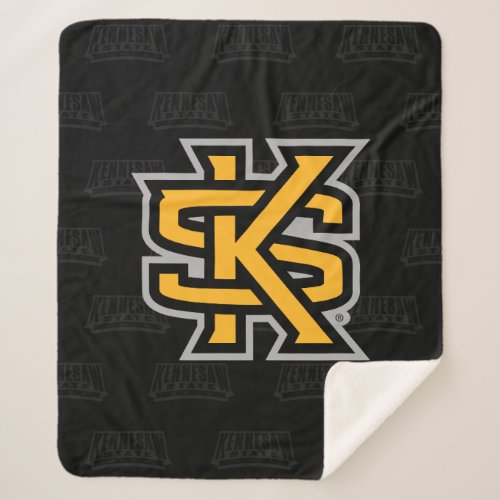 Kennesaw State University Watermark Sherpa Blanket