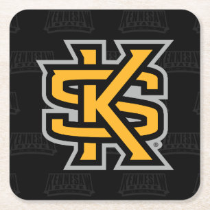 Kennesaw State University Watermark Square Paper Coaster