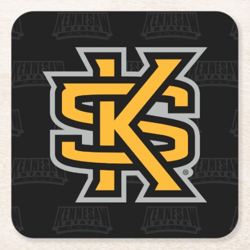 Kennesaw State University Watermark Square Paper Coaster