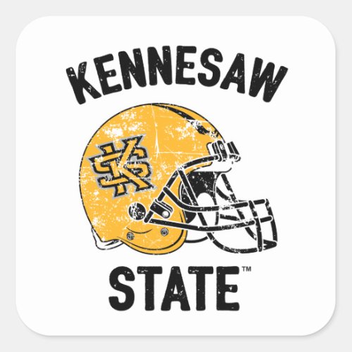 Kennesaw State Vintage Square Sticker