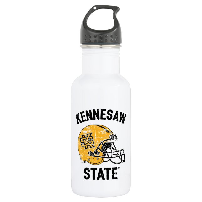 Kennesaw State Vintage Stainless Steel Water Bottle (Front)