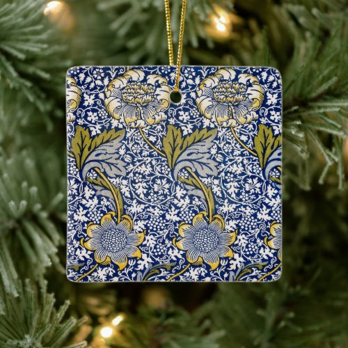 Kennet by William Morris Vintage Textile Art Ceramic Ornament