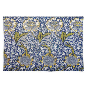 Kennet by William Morris, Vintage Textile Art Cloth Placemat